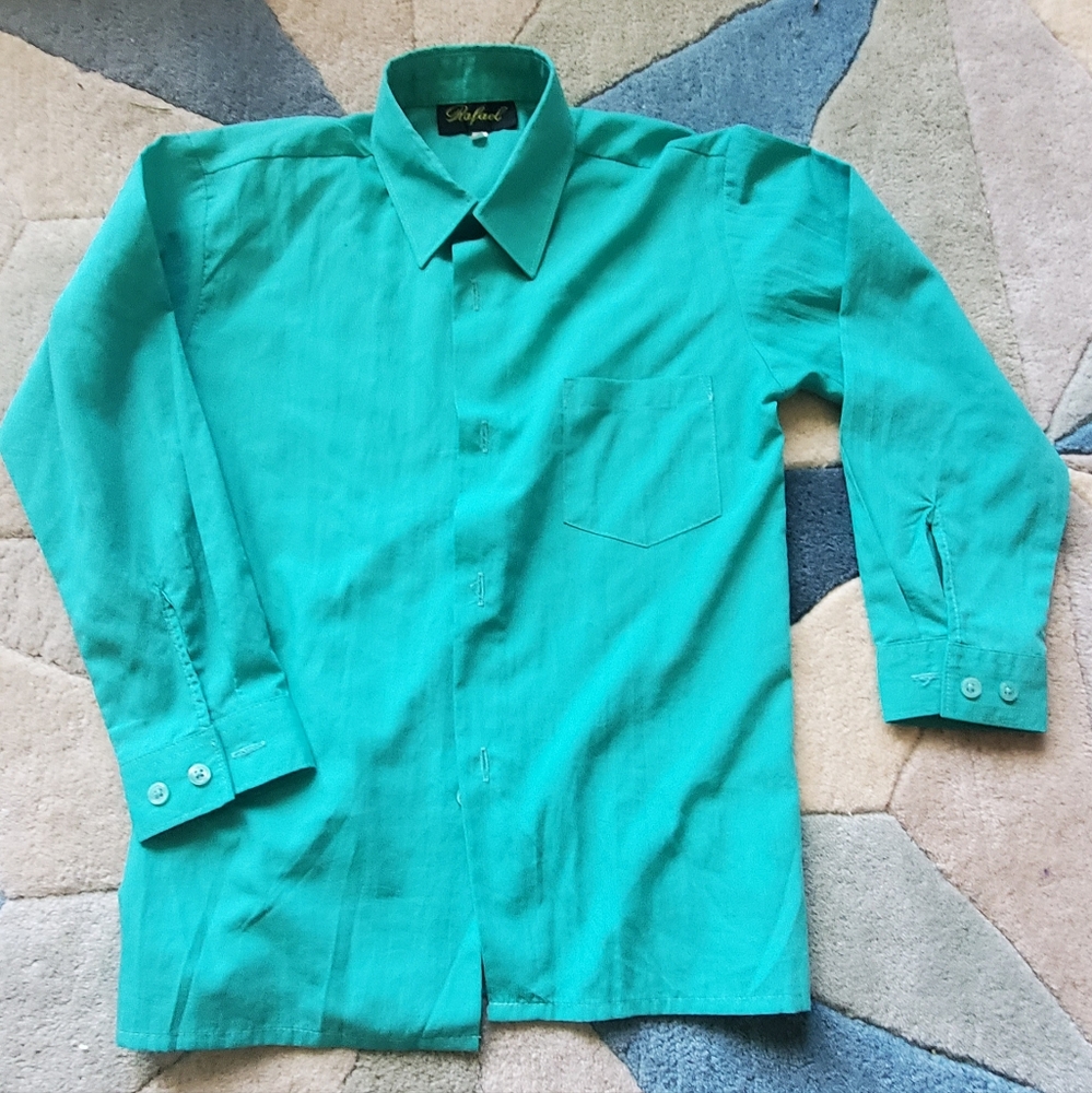 Y8 Aqua Green dress shirt